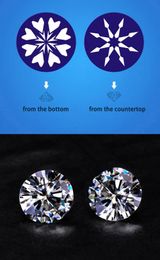 10mm Loose Moissanite 4ct D Color VVS1 Excellent Round Brilliant Cut Jewelry Making Stone DIY material
