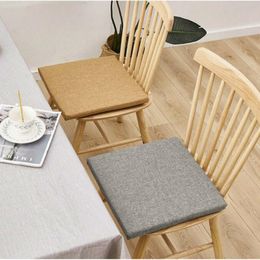 Hot Winter Office Sedentary Fart Pad Cotton Linen Chair Cushion on the Ground Household Thick Dining Chair Stool Cushion F8229 210420