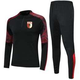 FC Augsburg Kids Size 4XS to 2XL leisure Tracksuits Sets Men Outdoor sports Suits Home Kits Jackets Pant Sportswear Suit