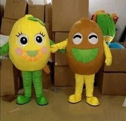 Performance Three Style Kiwi Friuts Mascot Costume Halloween Christmas Fancy Party Cartoon Character Outfit Suit Adult Women Men Dress Carnival Unisex Adults