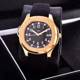 dupe the 5711 watch mens automatic mechanical watches silver strap blue gold watch stainless waterproof wristwatch