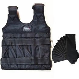 ht 10kg 50kg Weighted Vest,Adjustable Weights Jacket for Loading Sand or Steel Plate Option, Jacket Exercise Training Waistcoat
