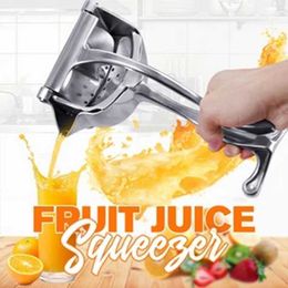 Manual Juicer Stainless Steel Hand Press Squeezer Household Fruit Extractor Machine Dropship 210628