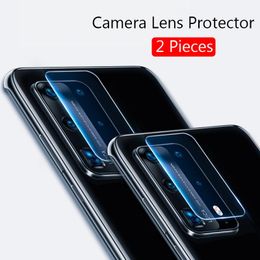 Lainergie 2 Pieces For Huawei P40 Pro Camera Lens Film Protective Back Protector Glass P40Pro Cell Phone Screen Protectors