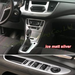 For Buick Encore 2013-2019 Interior Central Control Panel Door Handle 3D/5D Carbon Fiber Stickers Decals Car styling Accessorie