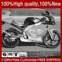 Motorcycle Body For Aprilia RS-250 RS RSV 250 RS250 RR R Glossy Grey RS250R 95 96 97 24No.152 RSV-250 RSV250R RSV250 1995-1997 RSV250RR RS250RR 1995 1996 1997 Fairing