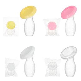 2021 Manual Breast Pump Breast Feeding Collector Anti-overflow Breast Milk Pump Silicone Nipple Suction Pump with Cover