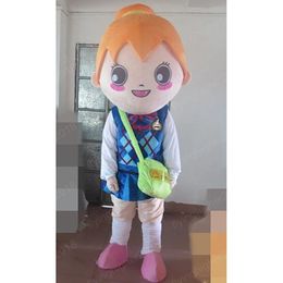 Halloween cute little girl Mascot Costume High Quality Cartoon Anime theme character Carnival Unisex Adults Outfit Christmas Birthday Party Dress