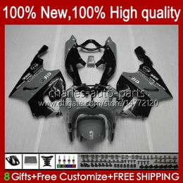 Bodys Kit For KAWASAKI NINJA ZX-7R ZX750 ZX 7R 96 97 98 99 00 01 02 03 Bodywork 28HC.55 ZX-750 ZX 7 R ZX 750 ZX7R 1996 1997 1998 1999 2000 2001 2002 2003 Fairings grey black cool