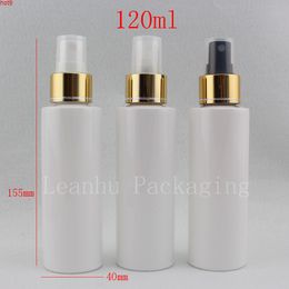 120ML White Plastic Astringent Toner Packing Container With Fine Spray Pump, Empty Cosmetic Containers,Refillable Bottlesgood qty