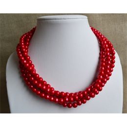 Arrival Chokers Necklaces Women Collier Collares Maxi Czech Pearl Beaded Fashion Jewellery