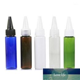 Plastic Bottle 30ml Tip Cover Plastic Bottle Refillable Cosmetic Container Empty Transparent Cap Packaging 50pcs1 Factory price expert design Quality Latest