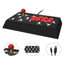 arcade games pc UK - Arcade Game Controller Fighting Stick for PC X-input for N-Switch Street Fighters Star Fighting Game Joysticks Games Accessories