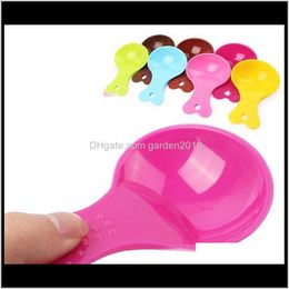 Bowls Feeders Colour Cute Spoon Dog Food Teddy Cat Candy Pet Shovel Bowl Water Bottle Drinking Bowls8636 Qapsu P26Kc