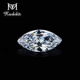 Kuololit Doğal Moissanit Gevşek Taş Özelleştirmek için Male Markiz Kesim VVS1 D Renk Lab Diamond Solitaire Hediye DIY H1015