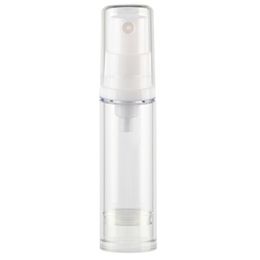 wholesale Empty 5ml 10ml 15ml Airless Pump Bottles Lotion Clear Plastic Vacuum Bottle for Cosmetics Packaging tube