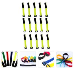 Bike Handlebars &Components 15pcs Hook And Loop Strap Convenient Fastening Cable Wheel