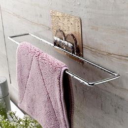 Towel Racks Punch-free Suction Cup Wall-mounted Rack Stainless Steel Kitchen Creative Rag WF3061202ZP