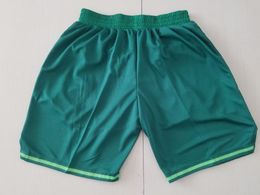 Team Basketball Shorts Running Sports Clothes Bos Green Colour Size S-XXL Mix Match Order High Quality
