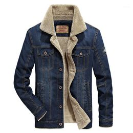Buy Denim Jacket Fur Collar Men Online 