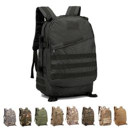 40L Military Backpack Rucksack Tactical Bag Army Travel Outdoor Sports Waterproof Hiking Hunting Camping 220216