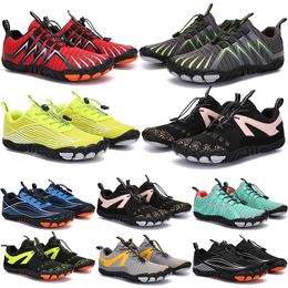 2021 Four Seasons Five Fingers Sports Shoes Mountaineering Net Emprote Simple Running、Cycling、Hiking、Green Pink Black Rock Climbing 35-45 Color3