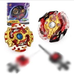 8 Style Spinning Top With Launcher and Arena Metal Fight Battle Fusion Spinning Top Classic Toys YH1374 X0528