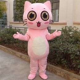Hallowee Cat Mascot Costume High Quality Cartoon Anime theme character Carnival Adult Unisex Dress Christmas Birthday Party Outdoor Outfit