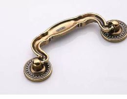 2022 new 3'' 3.75'' Bail Pulls Dresser Pull Handle Drawer Pulls Handles Knobs Drop Rustic Antique Bronze Kitchen Cabinet