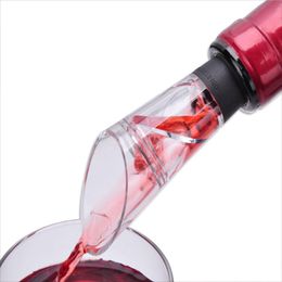 Quick Red Wine Decanter Bar Ferramentas Aerador Aerating Derating Spout Spout Spout Spiral Aeradores Derramadores Filtro Home Festa JY0045