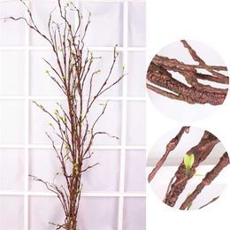 300cm Artificial Tree Branches Rattan Real Touch Rattan Kudo Fake Flowers Vines For Wedding Background Wall Decoration Flowers 211104