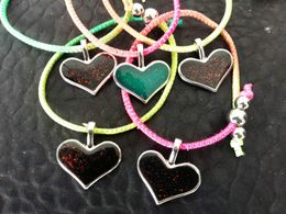 mood bracelet fashion steel ball Stretch peach heart change Colour bracelets