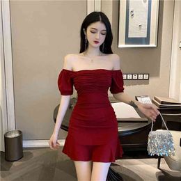 Vestidos Cortos Rojos De Vino Oferta Online | DHgate.com