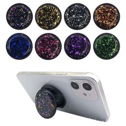 Cell Phone Holder Universal Glitter Expanding Smartphone Holders Grip Stand For iPhone Samsung
