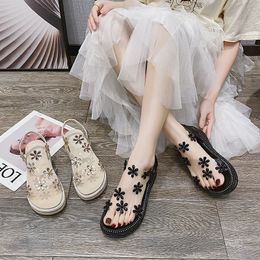 Style coréen 2021 Nouvelle plate-forme Sandales romaines Sandales Femmes Sandales Chaussures pour femmes C0410