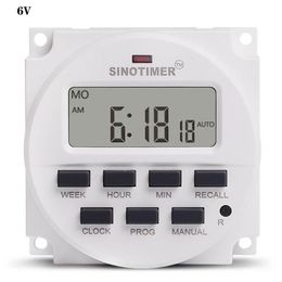 Timers BIG LCD 1.6 Inch Digital 220V 230V AC 7 Days Programmable Timer Switch With UL Listed Relay Inside And Countdown Time Function