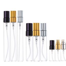 Factory Price 5ml Atomizer Fine Mist Glass bottle Spray Refillable Fragrance Perfume Empty Scent Bottle 200Pcs/lot By DHL Free
