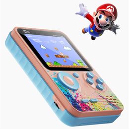 Top Quality G5 Mini Handheld Game Console Players Retro Portable Video Can Store 500 in1 8 Bit 3.0 Inch Colourful LCD Cradle Design Single Player with Retail Box