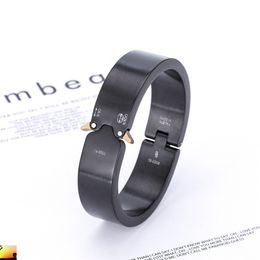 ALYX Bracelet Wristband Dark Metal Personality Hipster Couple Bracelets 210918