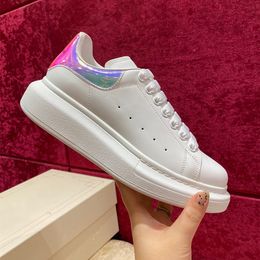 Классические женские новые белые туфли на платформе, популярная обувь унисекс для любителей IG, кроссовки my queen MQ3000