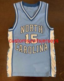 Mens Women Youth Vintage UNC North Carolina Tar Heels Vince Carter Basketball Jersey Mens Women Youth Stitched Number name Jerseys XS-6XL