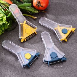 Fruit Vegetable Peeler 3 in 1 Stainless Steel Blades Creative Grater Cucumber Carrot Potato Kitchen Gadgets T2I53184