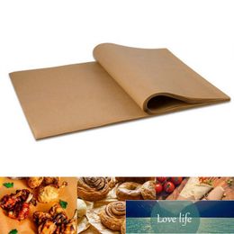 100pcs/bag Baking Paper Barbecue Double-sided Silicone Oil Paper Parchment Rectangle Bakery BBQ Oven Pastry Baking Paper Sheets Factory price expert design Quality