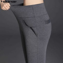 streetwear autumn winter women's pants female high waist skinny pencil capris for women trousers woman Plus size 210608