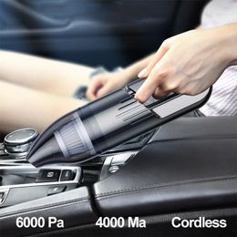 Party Favour 6KPa Handheld Car Vacuum Cleaner Cordless Mini Work With Or Home Cleaning Wireless Auto