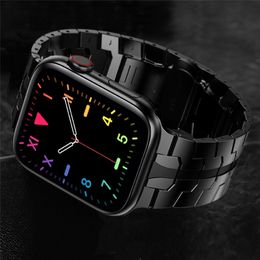 Luxury Premium Stainless Steel Wrist Loop Band Strap for Apple Watch Series 7 6 5 4 3 2 40mm/44mm//45mm