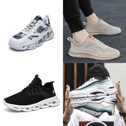 SDY6 IULZ flat men Nice women running shoes trainers white beige blue grey fashion outdoor sports size 39-44 34