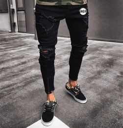 Rodillas de Vaqueros para Hombre en color negro | FASHIOLA.es