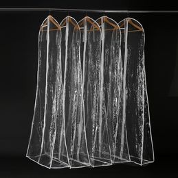 Clothing & Wardrobe Storage Home Organisation Housekee Garden Wedding Dress Dust Er Pvc Garment Transparent Solid Bags Drop Delivery 2021 Ll