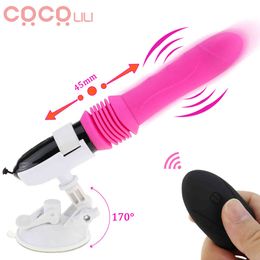 G spot Dildo Vibrator Silicone Thrusting Sex Toy for Women with Strong Suction Cup G Spot Clitoral Anal Stimulation for Unisex Y200616